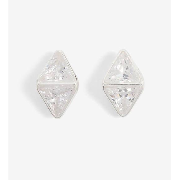 Express Diamond Post Earrings - Picture 3 of 3